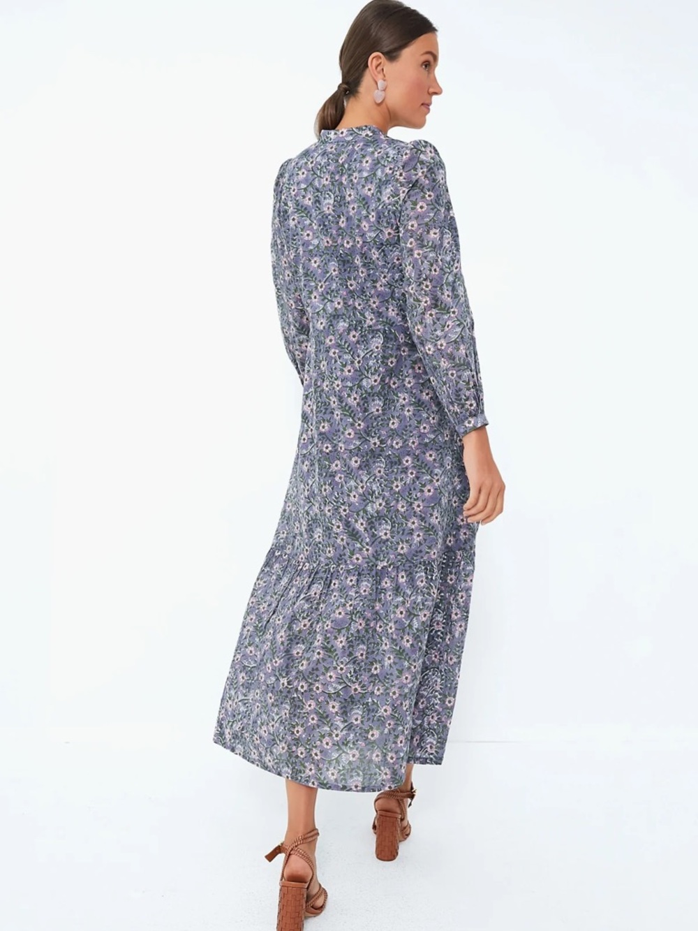 EMERSON FRY india collection midnight wallflower organic frances dress size M - Picture 4 of 16
